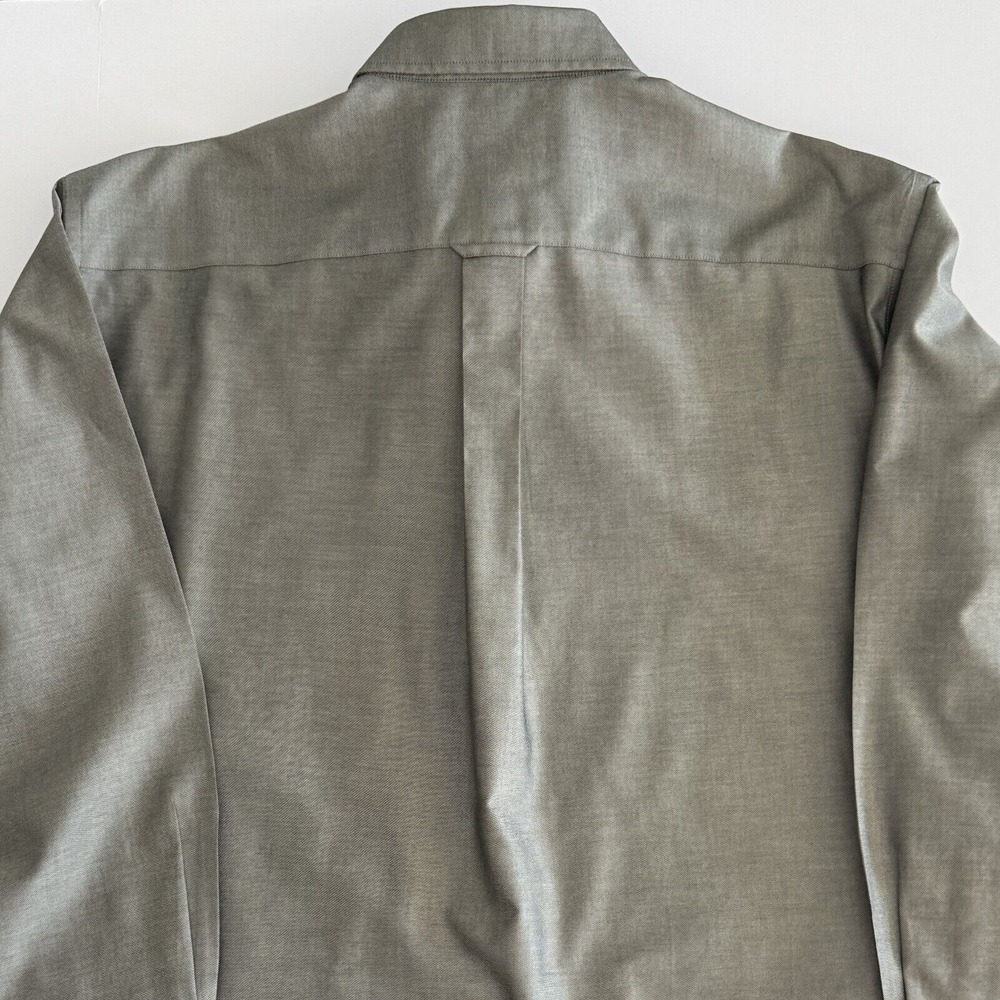 Cabela's Outfitter Series Mens Long Sleeve Button Down Shirt - Size L - Gray - Picture 4 of 8